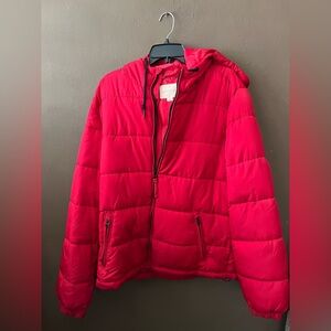 Aeropostal Red puffer jacket Large. Worn.